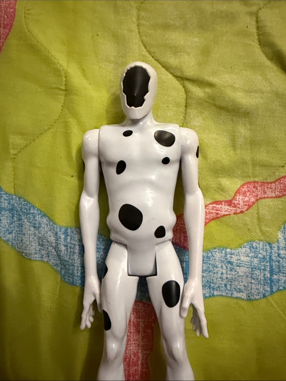 White and Black Polka Dot Decorative Figurine - Home Accents